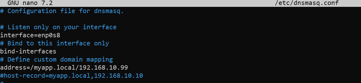 Dns config