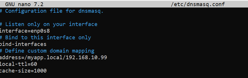 DNS config